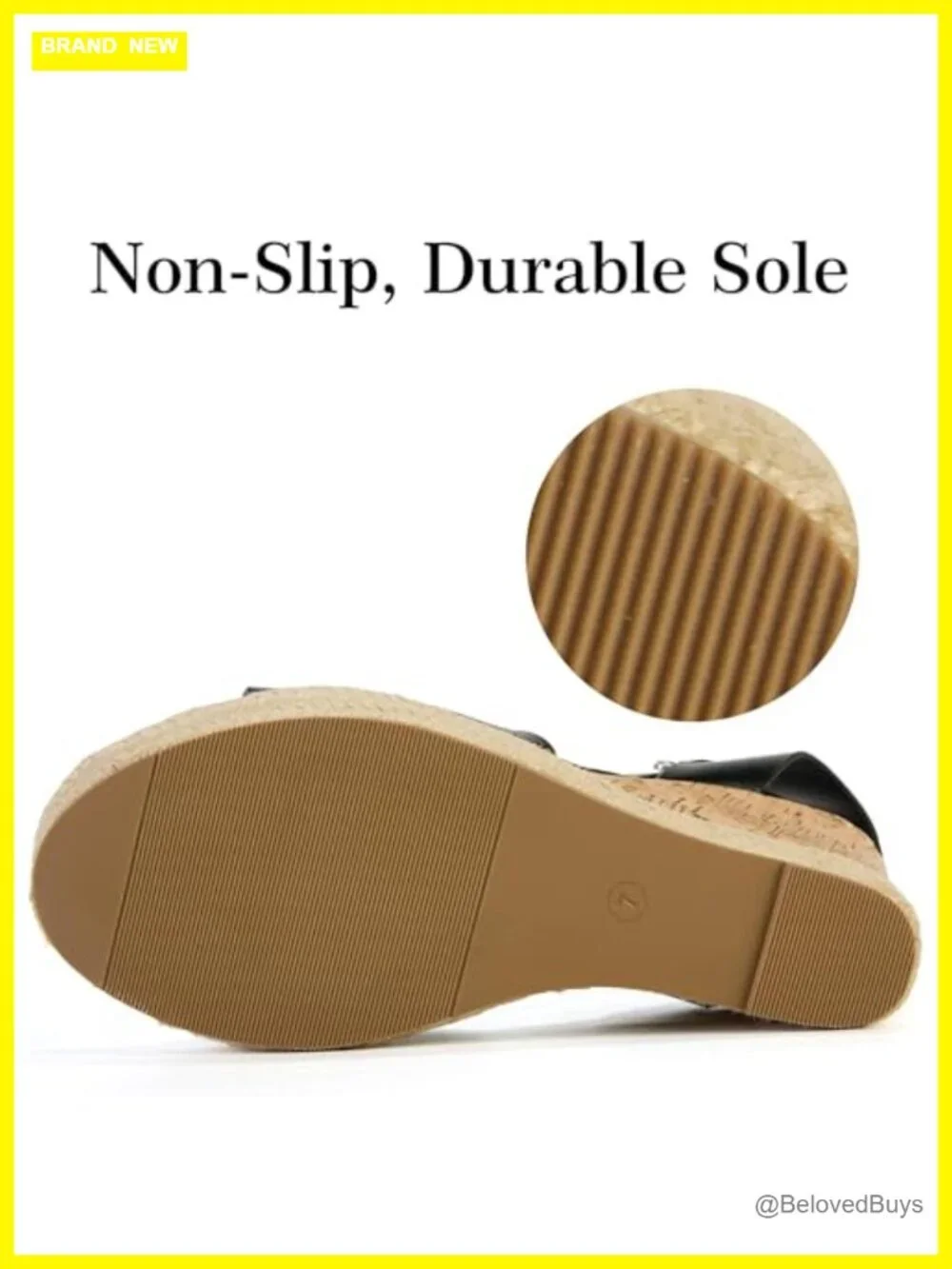 N/A chic espadrille
